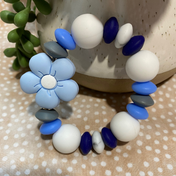 Puff Flower Tumbler Charm