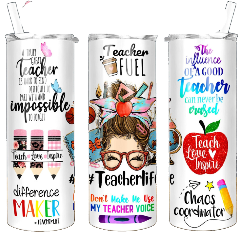 Teacher Life Tumbler, 20 oz.