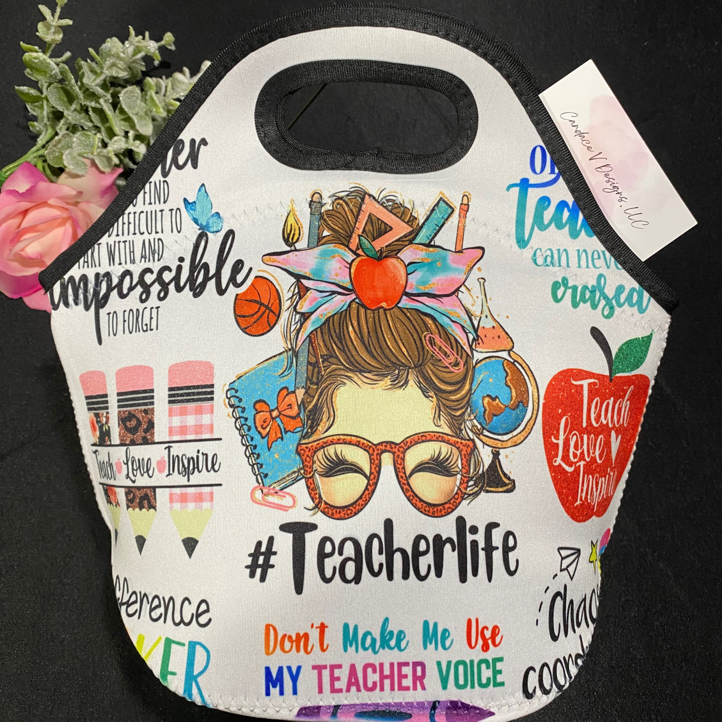 All Things Teacher Lunch Bag