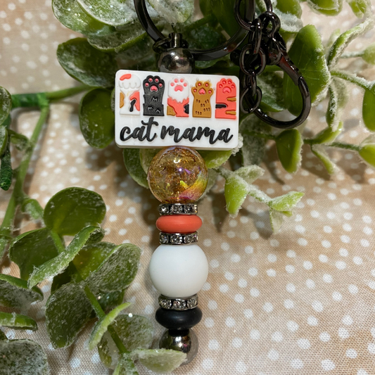 Cat MaMa Bar Keychain