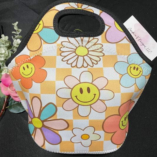 Daisy and Smiley Lunch bag