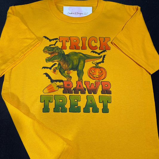 Trick Rawr Treat T-shirt